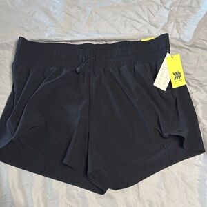 NWT All in Motion Black Women's Athletic Shorts - Lightweight Performance